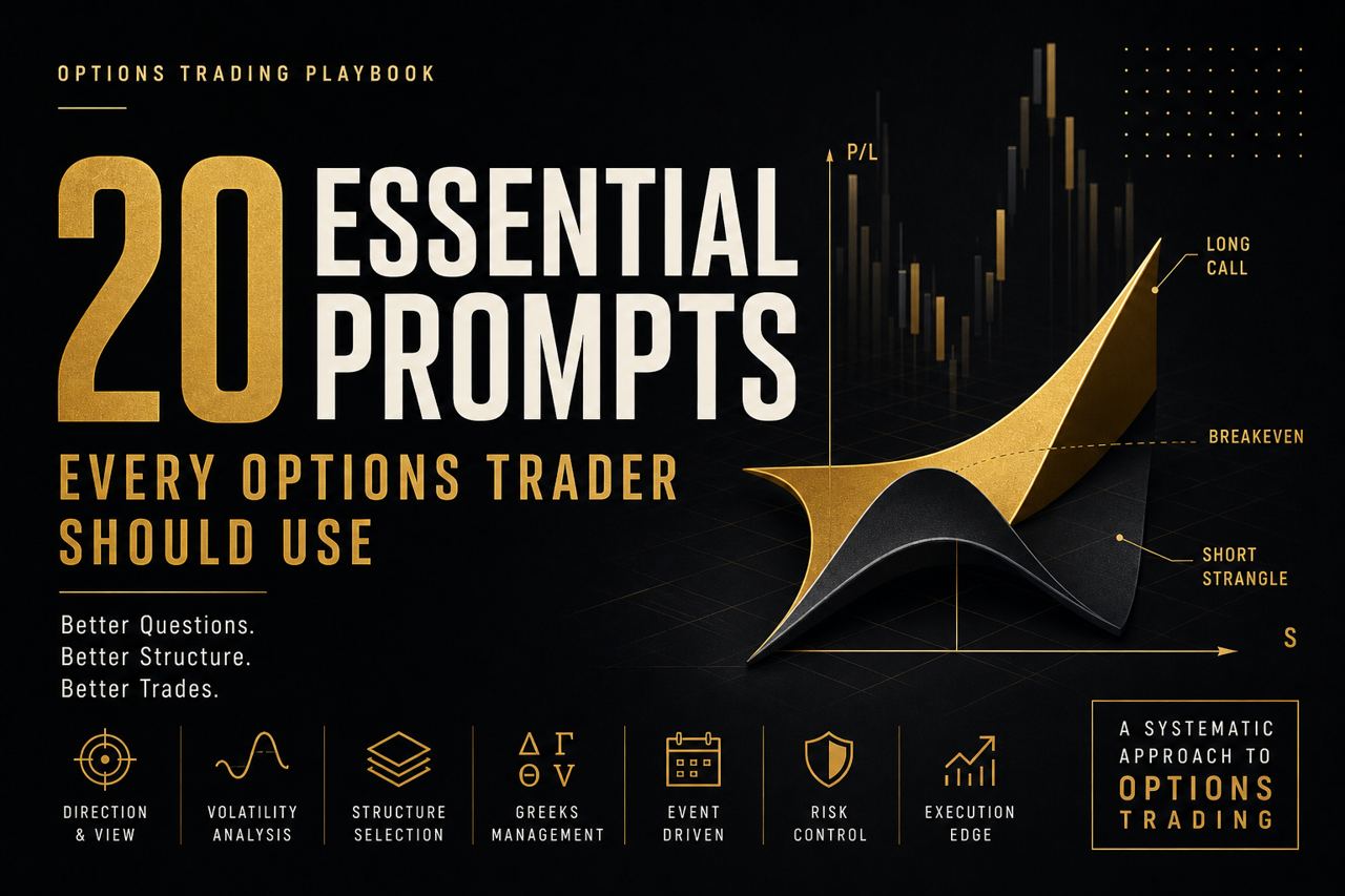 Cover for The 20 Prompts Every Options Traders Should Use