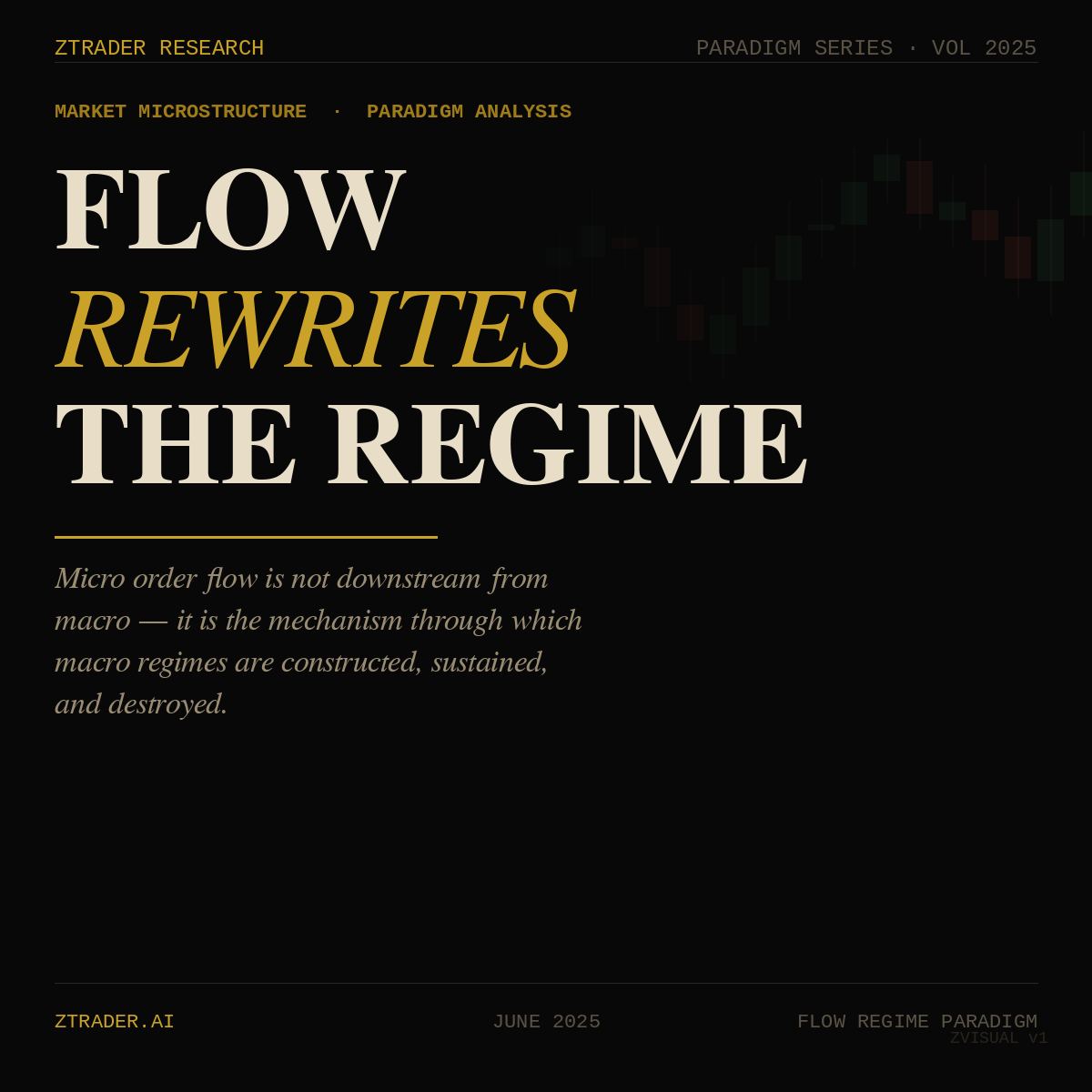 Cover for Flow Rewrites The Regime