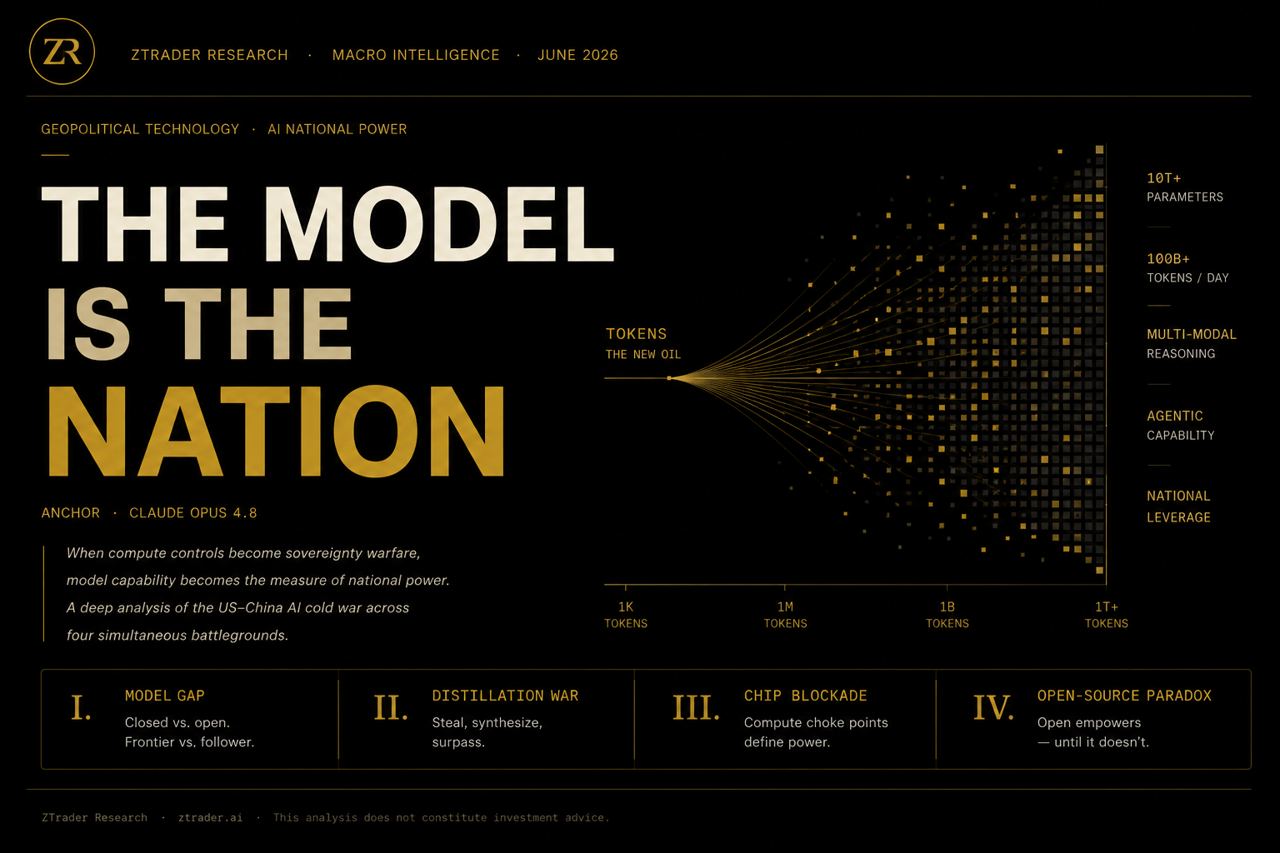 Cover for The Model Is the Nation: Claude Opus 4.8 and the US–China AI Cold War